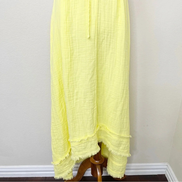 Everyday Ritual Crissie Hi Lo Dress - Pineapple Cotton Bubble Gauze - Picture 5 of 11